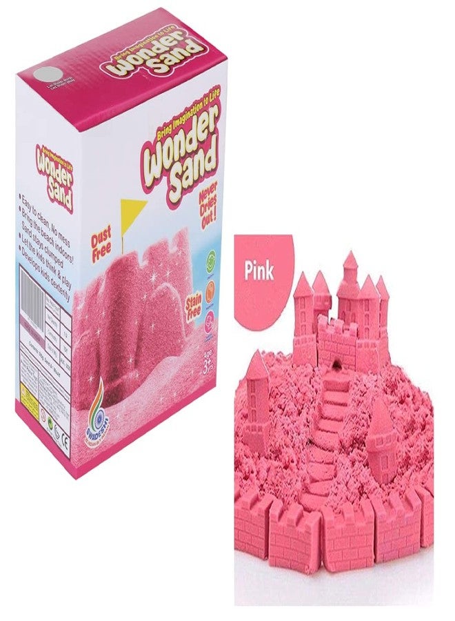 DD Retails Wonder Smooth Sand for Kids, Creative Moving Sand, Activity Toy Kit with Mould, Sand Art Kit for Kids [500 Grams] [Multicolor] - Image 2